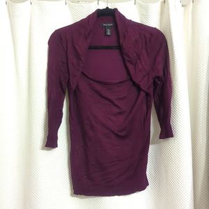 Burgundy White House Black Market sweater